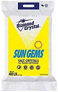 Diamond Crystal Sun Gems Water Softener Salt Polybagged 40 Lb.