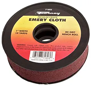 Forney 71803 Emery Cloth, 80-Grit, 1-Inch-by-10-Yard Bench Roll