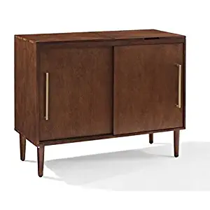 Crosley Furniture CF1103-MA Everett Mid-Century Modern Media Console, Mahogany