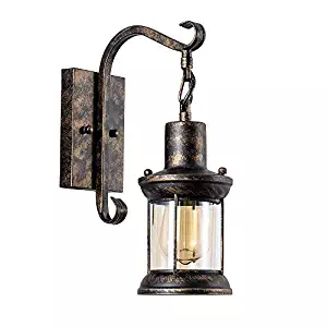 GLADFRESIT Vintage Wall Light Industrial Lighting Retro Metal Wall Sconce Indoor Home Rustic Lamp Lights Fixture(Oil Rubbed Bronze)