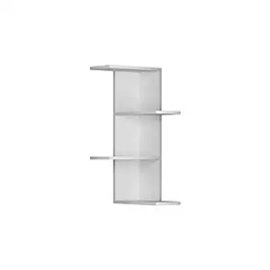 Ada Home Décor Bowcott Wall Shelf, 17'' x 33'' x 8'', White