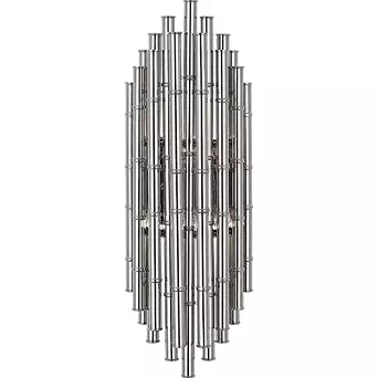 Robert Abbey S764 Jonathan Adler Meurice - Two Light Wall Sconce, Polished Nickel Finish