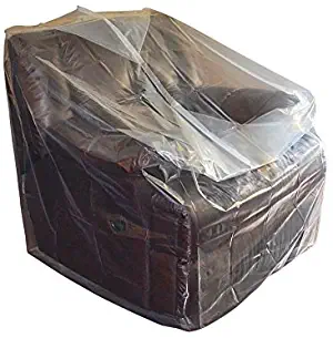 CRESNEL Furniture Cover Plastic Bag for Moving Protection and Long Term Storage (Chair_2Packs)