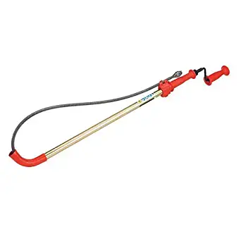 RIDGID K-6P (56658) 6 ft. Toilet Auger with Bulb Head and Heavy Duty Cable