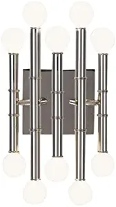 Robert Abbey S686 Sconces with Shades, Polished Nickel Finish