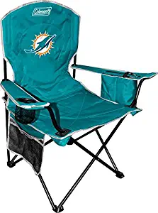 Coleman NFL Cooler Quad Folding Tailgating & Camping Chair with Built in Cooler and Carrying Case (All Team Options)