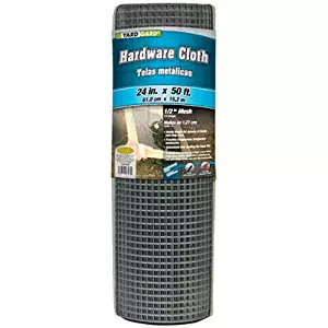 Gilbert & Bennett YARDGARD 308199B 24-Inch x 50-Foot 1/2-Inch Galvanized Mesh Hardware Cloth