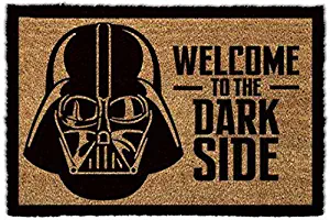 1art1 Star Wars Door Mat Floor Mat - Darth Vader, Welcome to The Dark Side (24 x 16 inches)