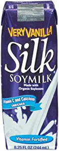 Silk Soymilk, Very Vanilla, 8.25-Ounce Aseptic Cartons (Pack of 18)