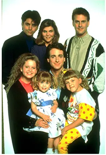 Full House cast together as Tanner family 8 x 10 Inch Photo