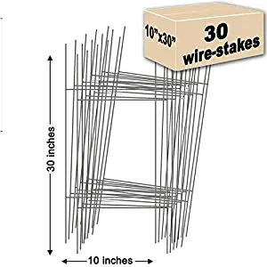30 Double H wire Stake 10x30 in. Ship Same Day UPS by Yard Sign