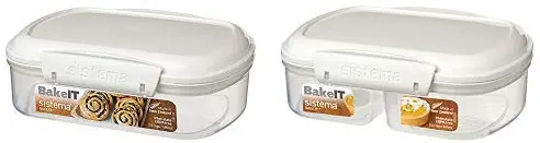 Sistema Bake It Small Food Storage Container Set, 4-Piece