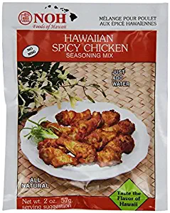 All Natural NOH Hawaiian Spicy Chicken Seasoning Mix, 2 oz x 4pk