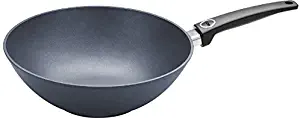 Woll Lite/Plus Diamond Reinforced Nonstick Scratch Resistant Cast Aluminum Induction Ready Wok, 11.75-Inch