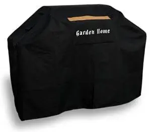 Garden Home Heavy Duty BLACK 58 INCH Grill Cover with Brush
