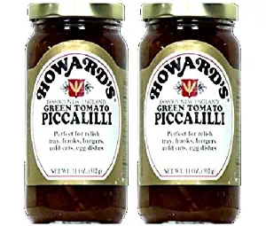 2 Pack - Howard's Piccalilli Green Tomato - 11 Ounces Per Jar