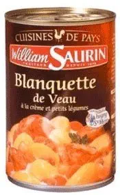 William Saurin Veal Stew with Veggies and Cream - 14.11 oz - 1 serving