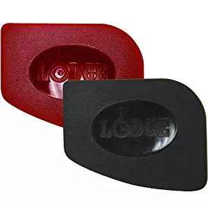 Lodge Polycarbonate Red and Black Pan Scraper, Set of 4