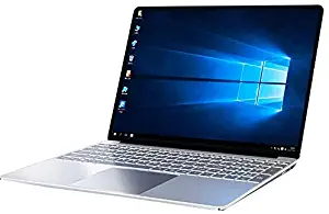 【8GB/Office 2010】 15.6-inch Large Screen Luminous Keyboard high-Performance Laptop J3455 Quiet CPU Wireless LAN 6-Hour Continuous use Windows10 Standard Laptop by Smart US (64G, Silver)